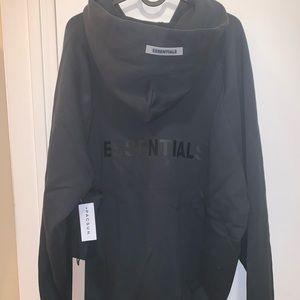 Fear Of God Essentials -Zip Up Hoodie - SMALL